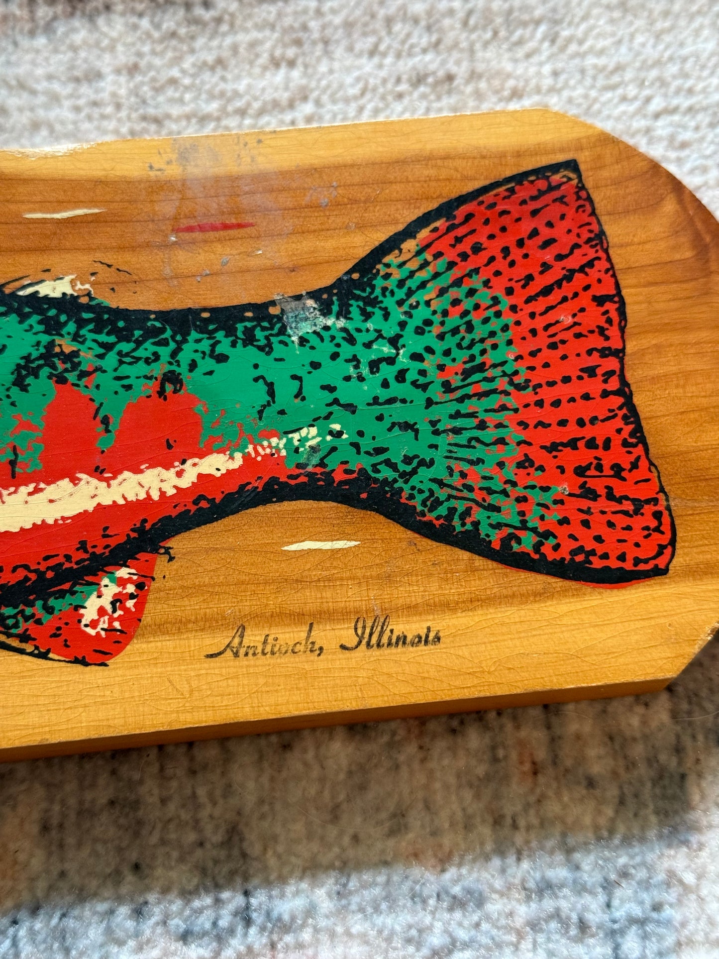 Vintage Fishermen Are Liars Cedar Sign
