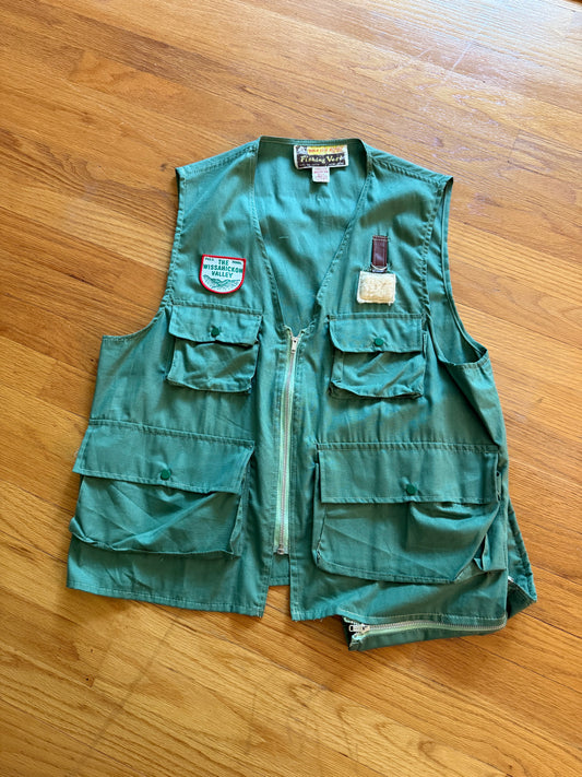 Vintage Fishing Vest w/ Eric Hinkley Wissahickon Patch