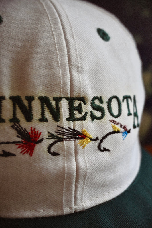 Worn Minnesota Fly Fishing Snapback