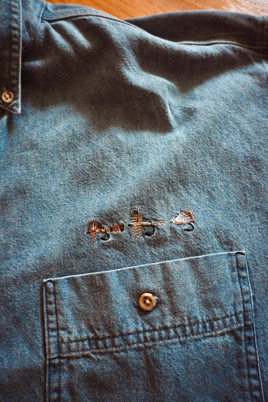 Orvis Denim Dry Fly Shirt - L