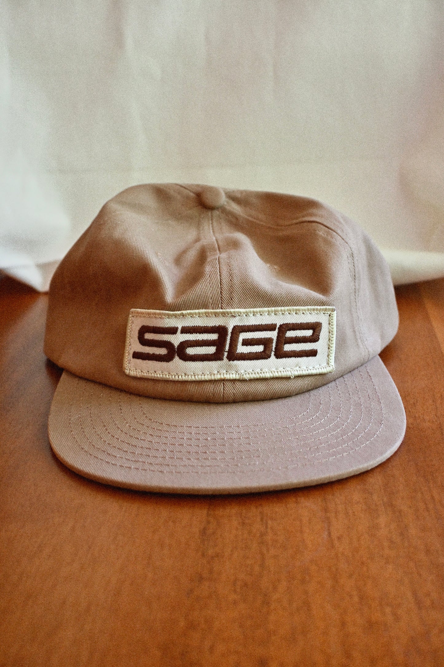 Vintage Tan Patch Caps