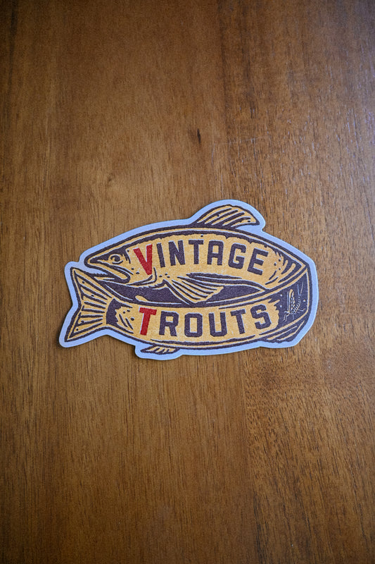 Vintage Trouts Sticker