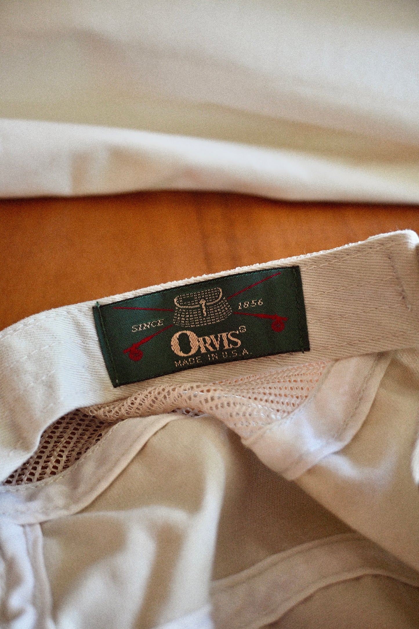 Distressed Orvis Duck Bill Cap
