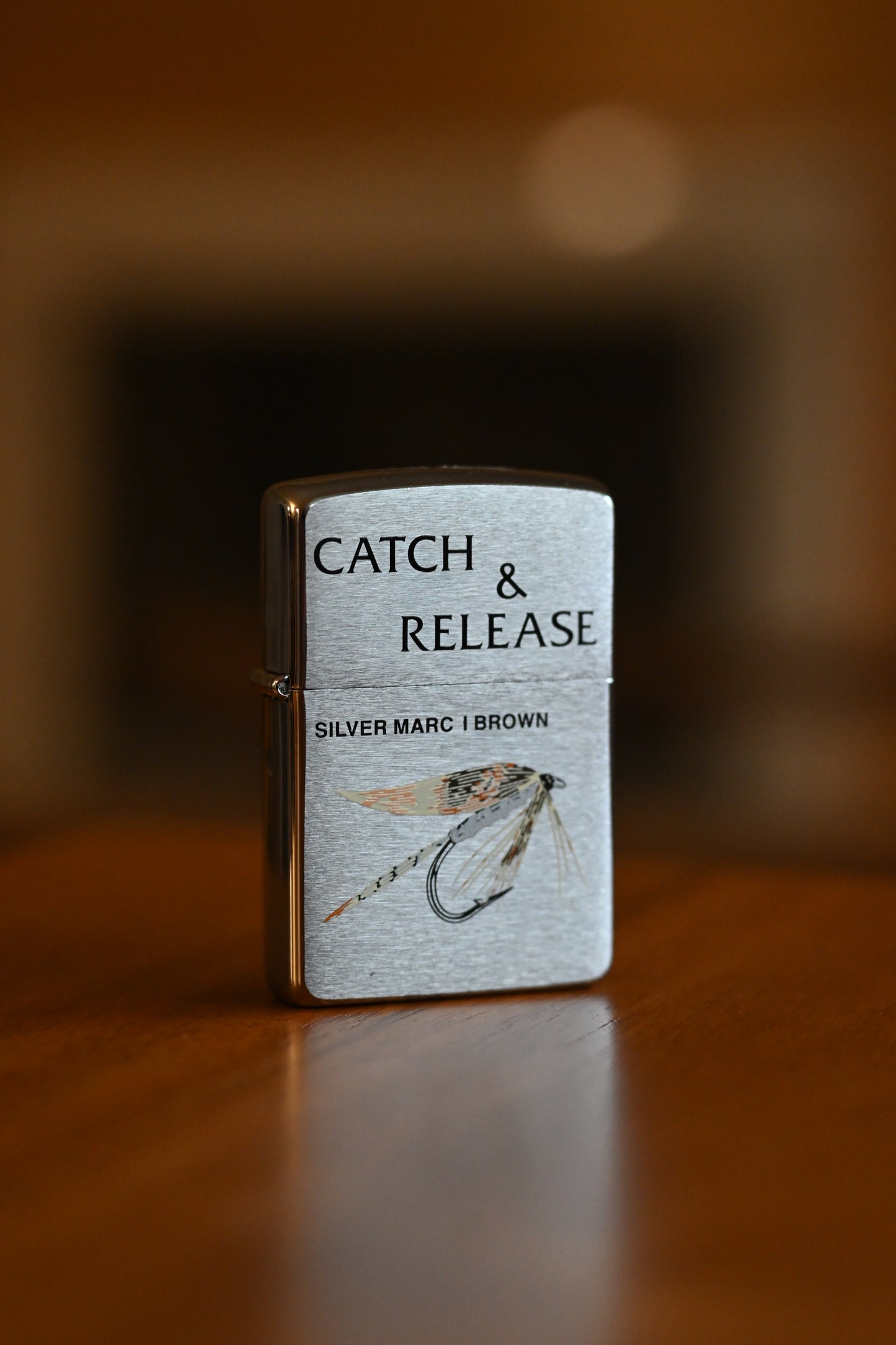 Silver March Brown Misprint Zippo - Deadstock NEW