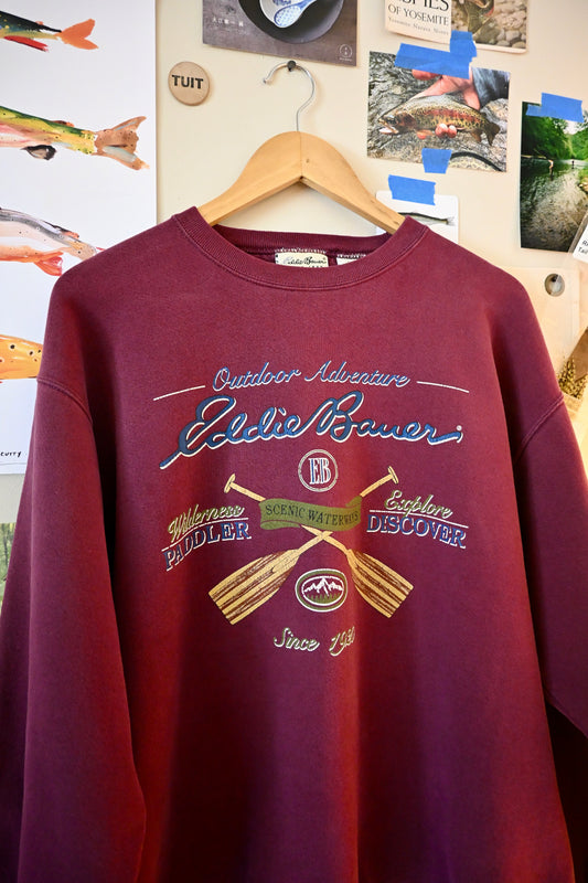 Eddie Bauer Paddle Cross Sweatshirt - M