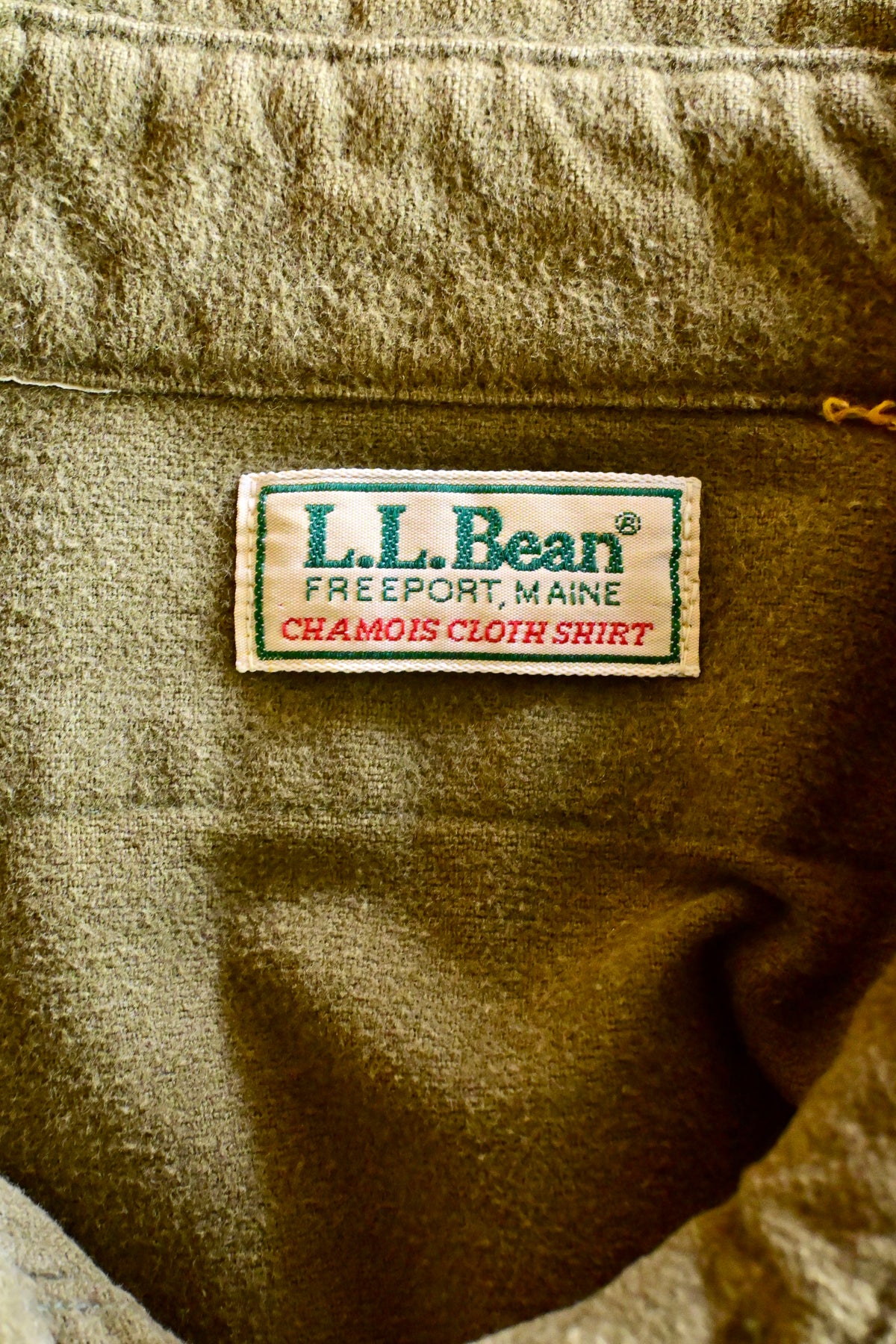 Vintage L.L.Bean Chamois Cloth Shirt - L