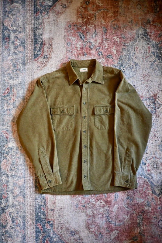 Vintage L.L.Bean Chamois Cloth Shirt - L