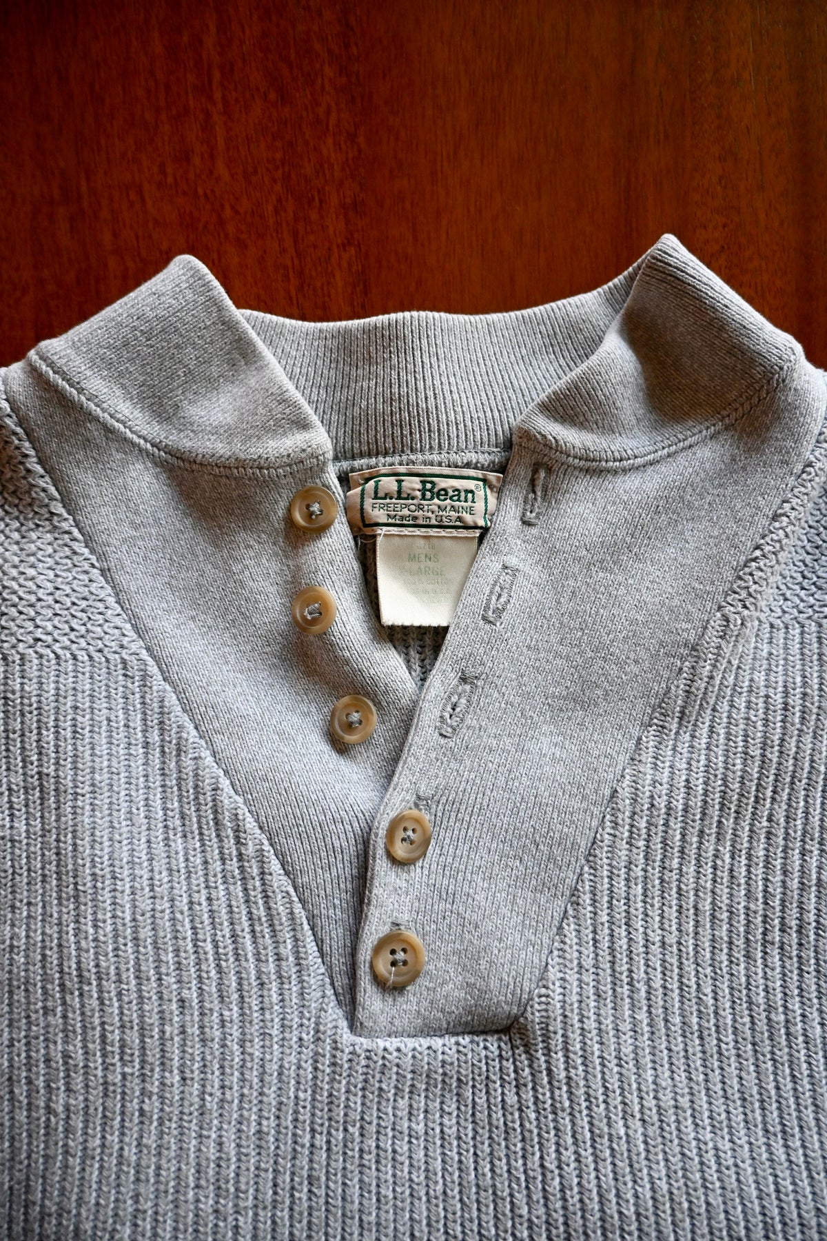 Vintage Made in USA L.L.Bean Henley - L