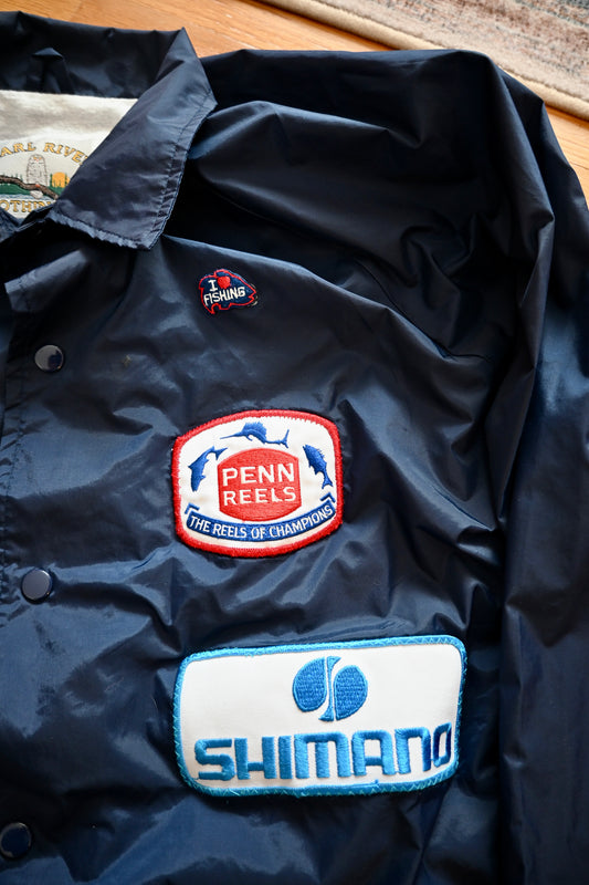 Vintage Fishing Patch Jacket - L