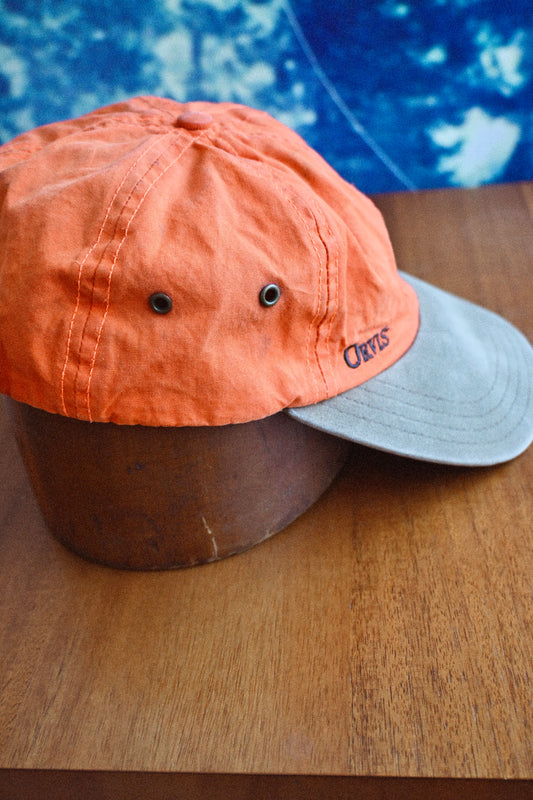 Distressed Waxed Canvas Orvis Cap