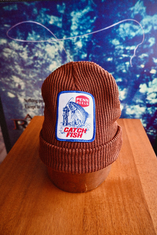 Vintage Penn Reels Patch Beanie