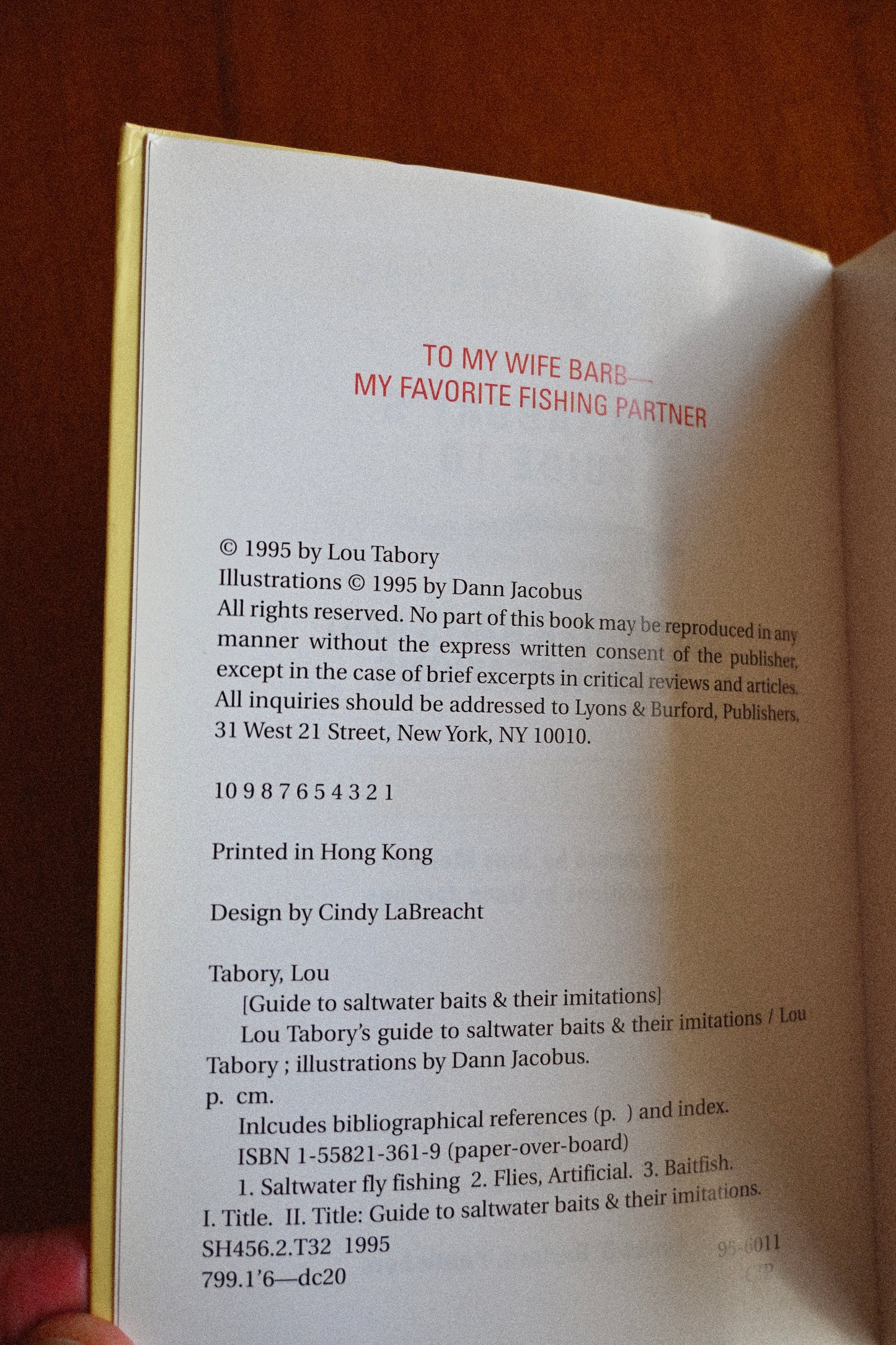 Lou Tabory's Guide to Saltwater Baits & Their Imitations