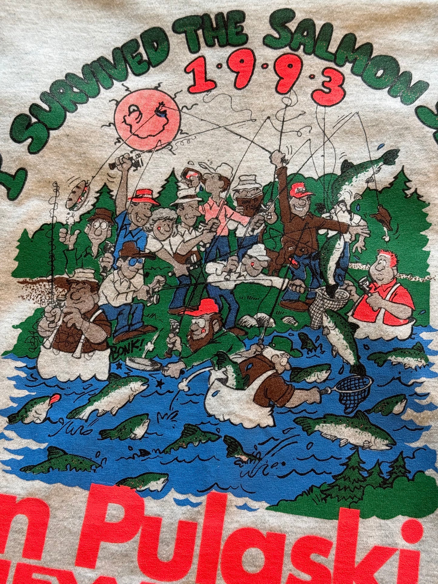Survived Pulaski Salmon Season T - M