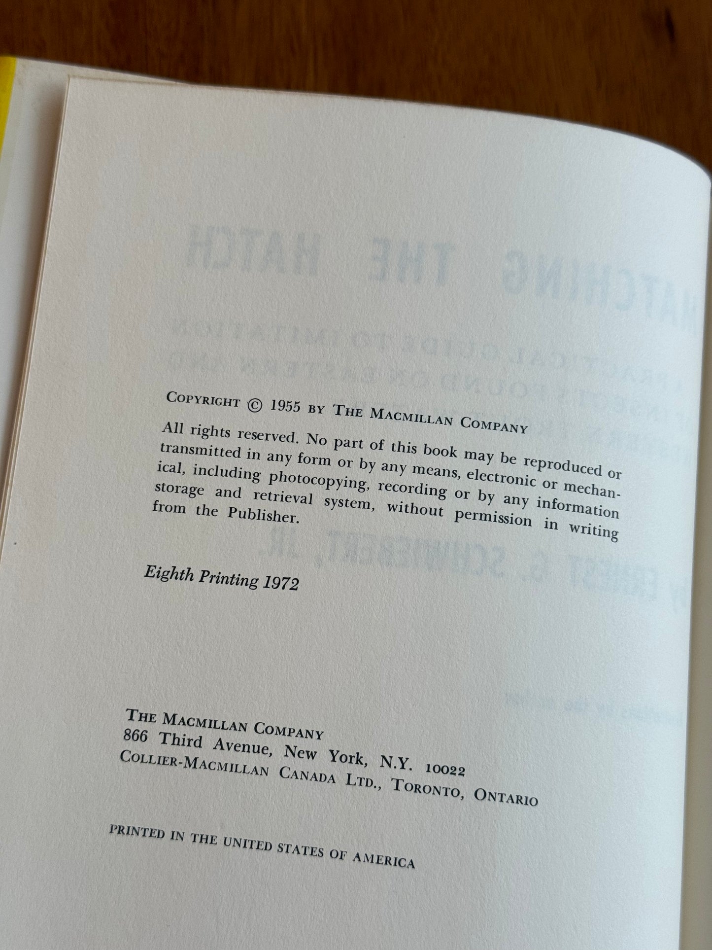 Matching The Hatch - Ernest Schwiebert