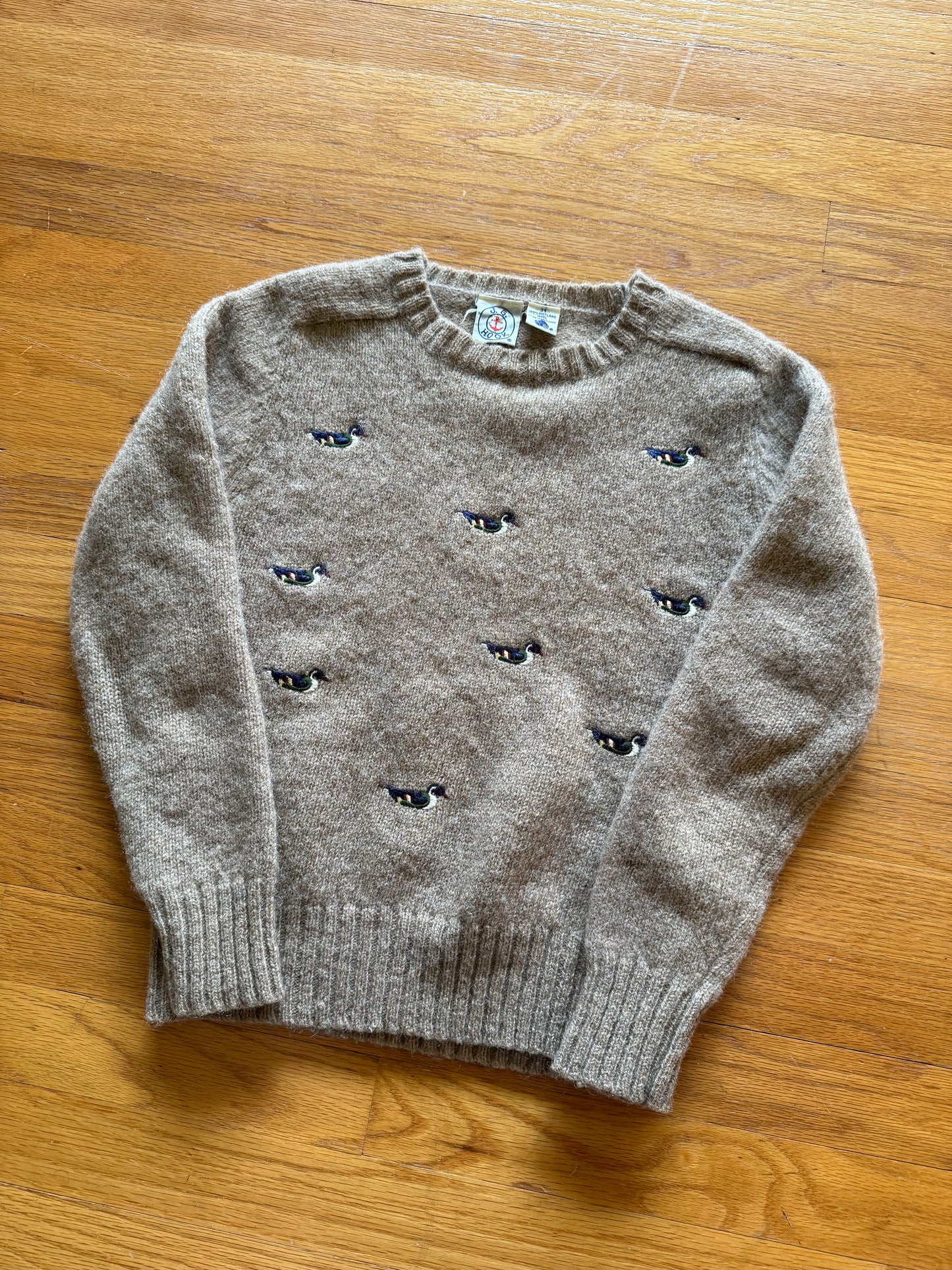 Vintage Shetland Wool Duck Sweater - 34