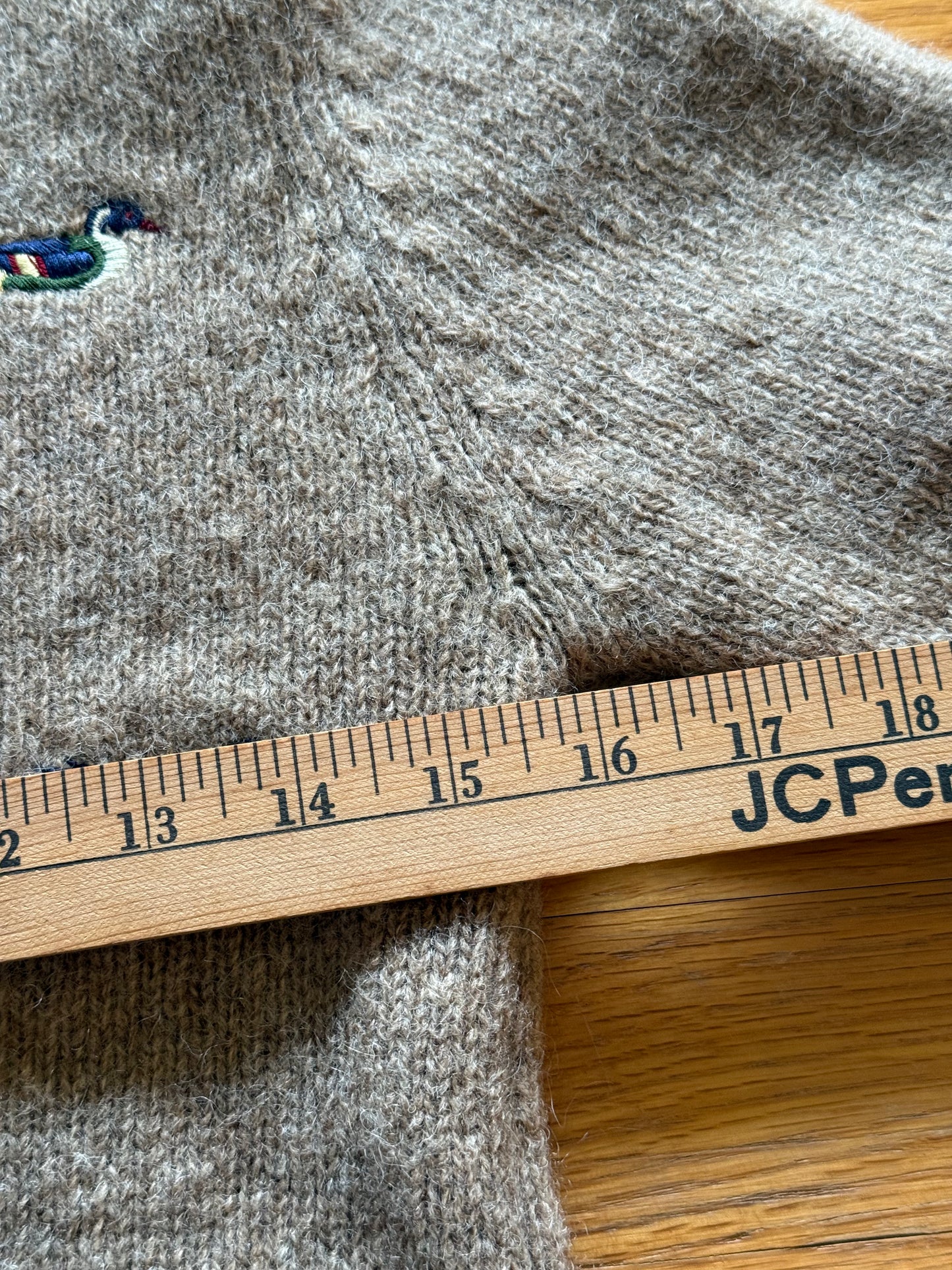 Vintage Shetland Wool Duck Sweater - 34