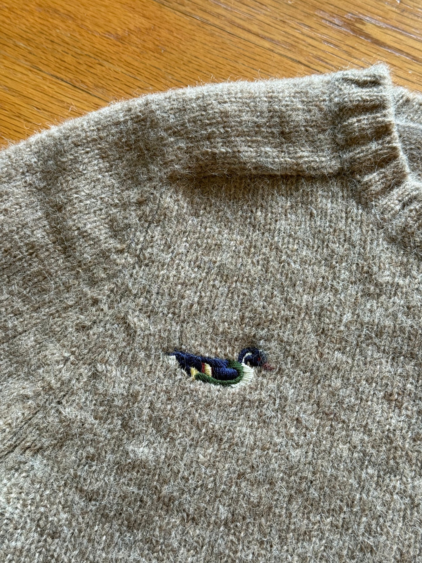 Vintage Shetland Wool Duck Sweater - 34