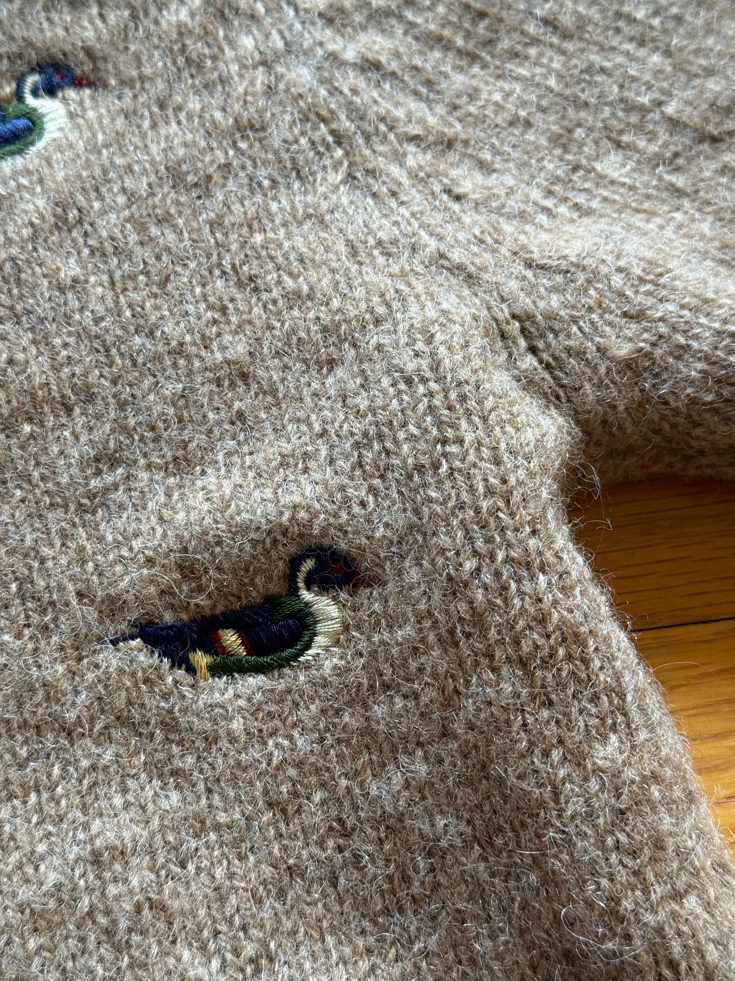 Vintage Shetland Wool Duck Sweater - 34