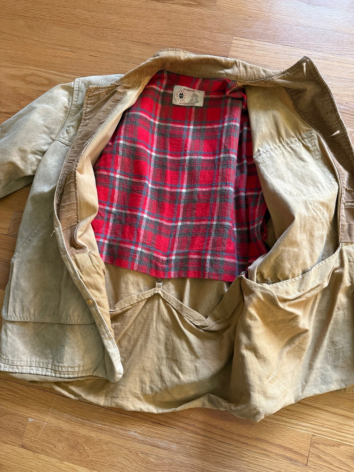 Heavily Distressed Western Field Jacket - M