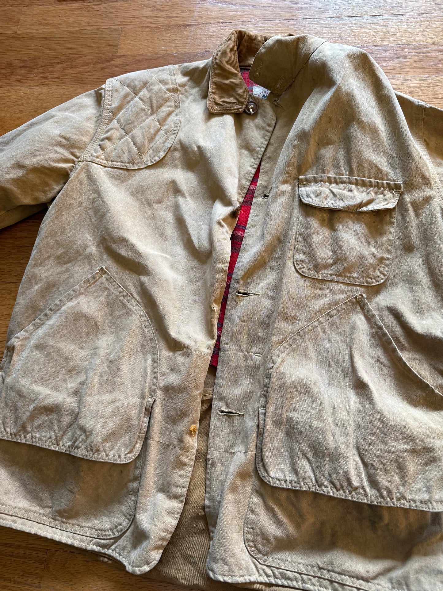 Heavily Distressed Western Field Jacket - M