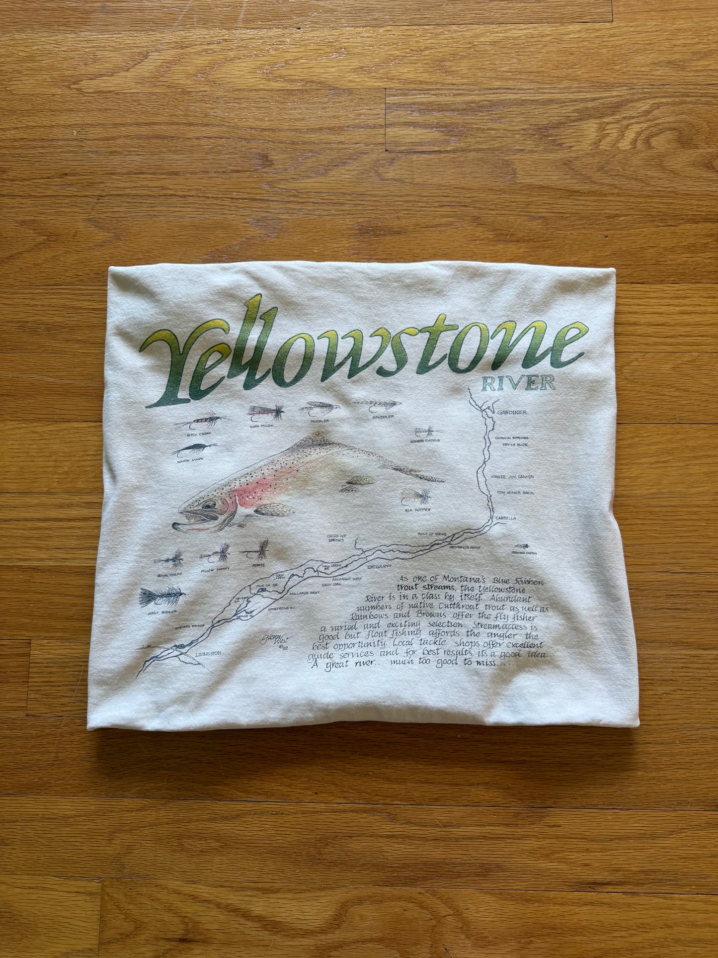 1992 Glenn West Yellowstone River T - XL