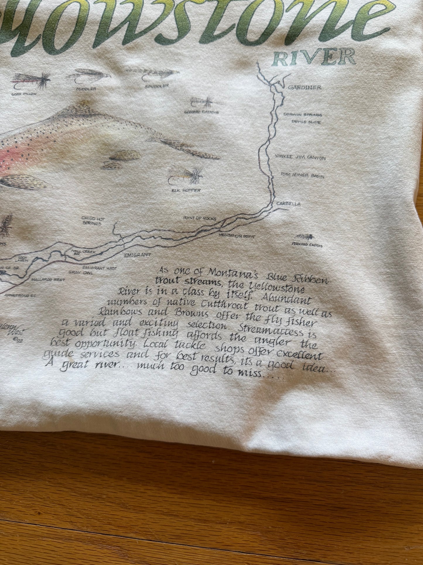 1992 Glenn West Yellowstone River T - XL