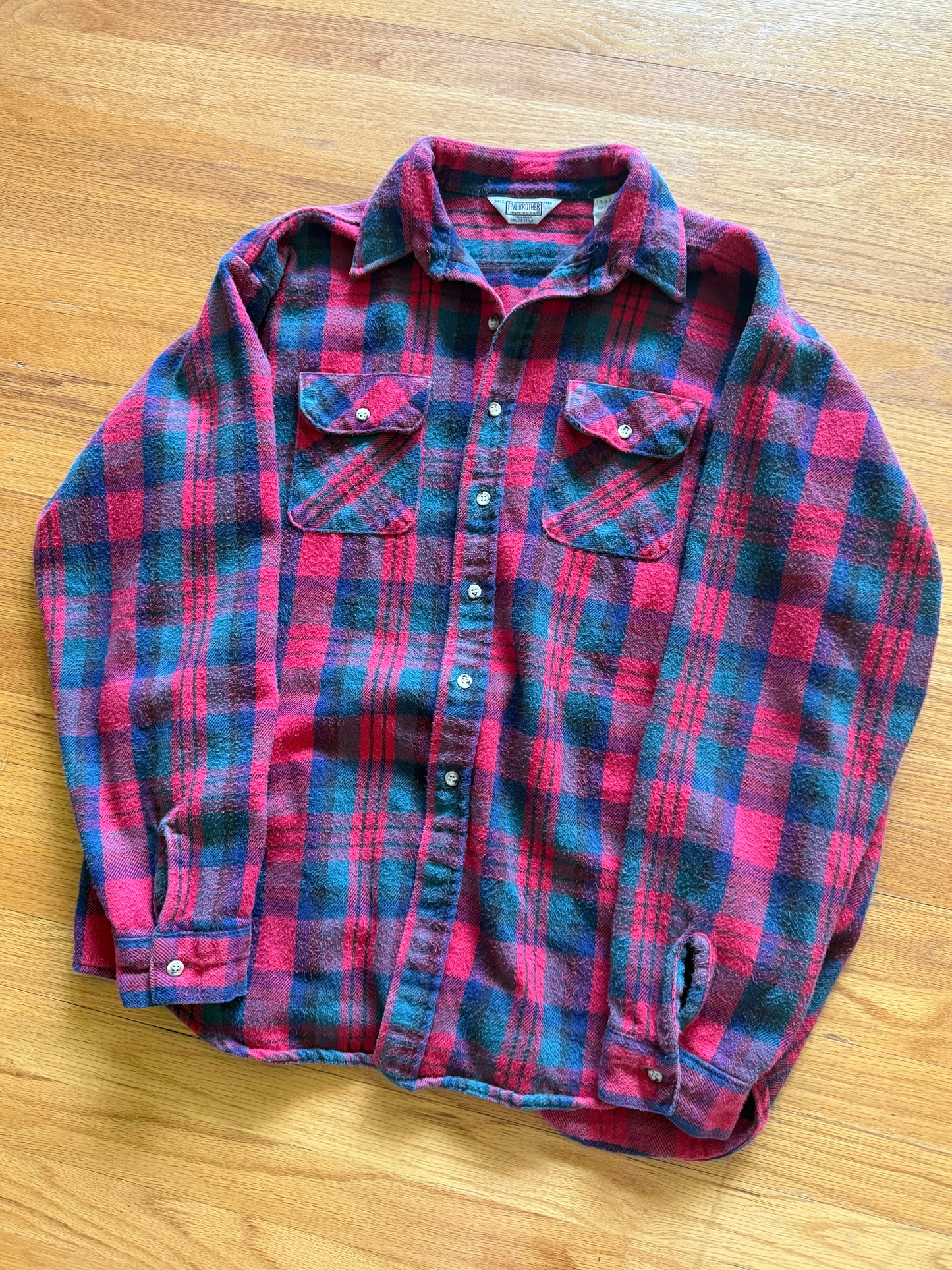 Vintage Five Brother Flannel Shirt - XXL