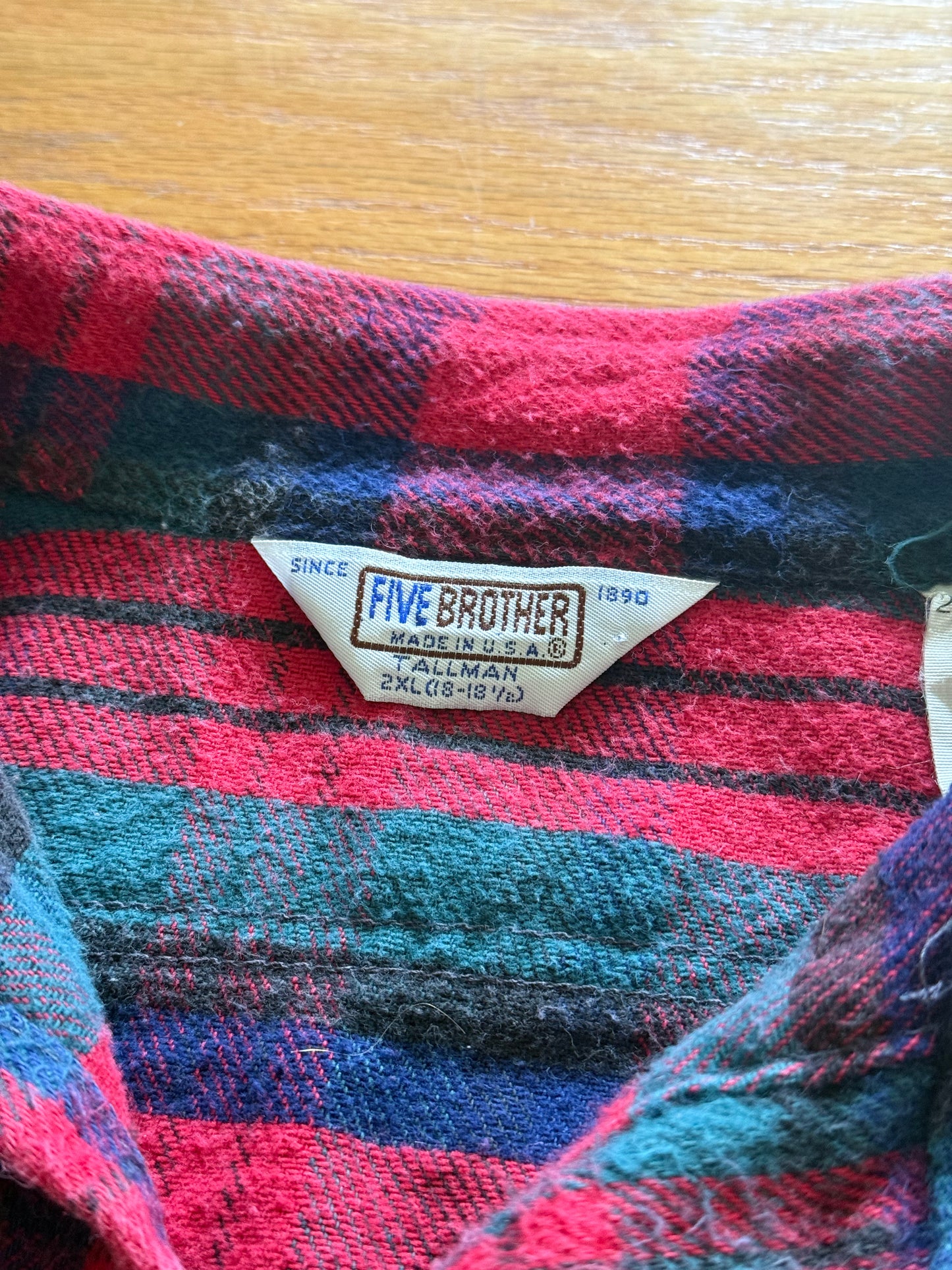 Vintage Five Brother Flannel Shirt - XXL