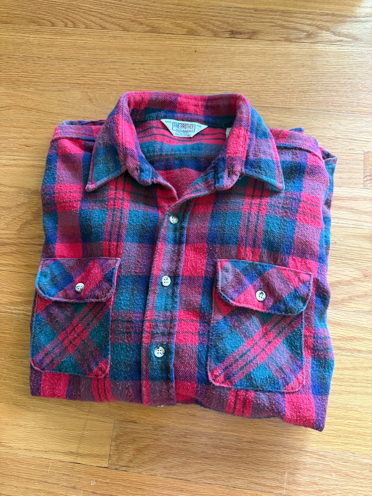 Vintage Five Brother Flannel Shirt - XXL