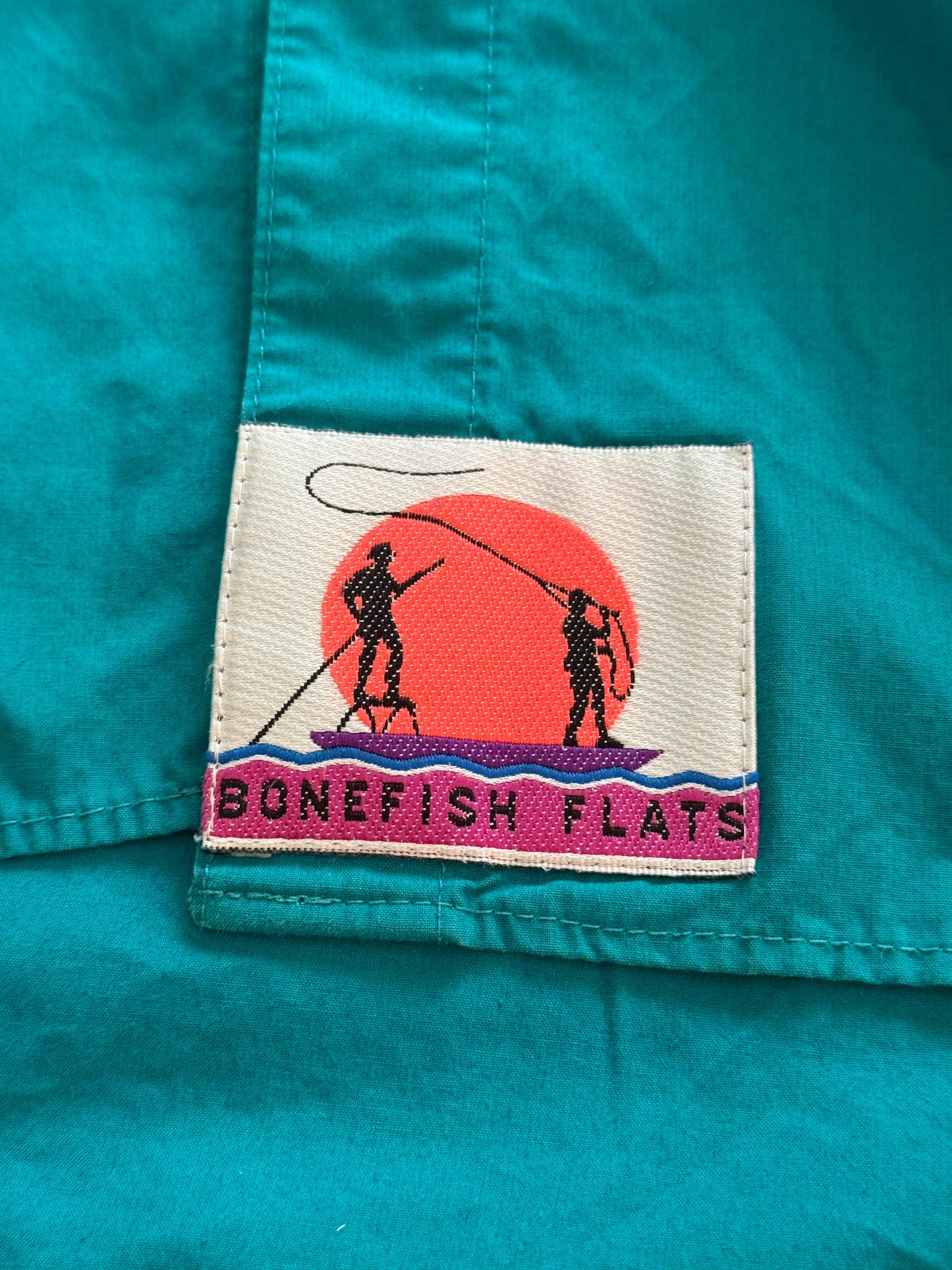 Vintage Bonefish Flats Columbia Fishing Shirt - M