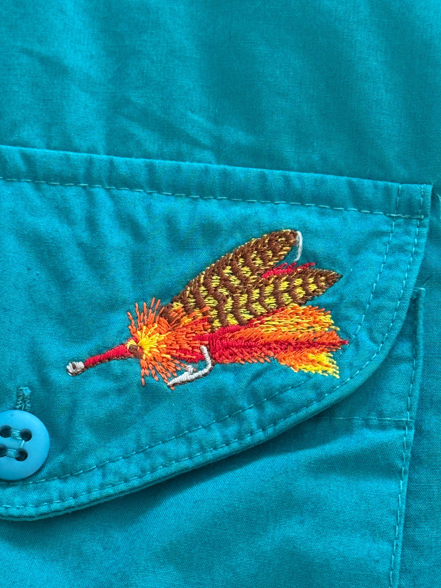 Vintage Bonefish Flats Columbia Fishing Shirt - M