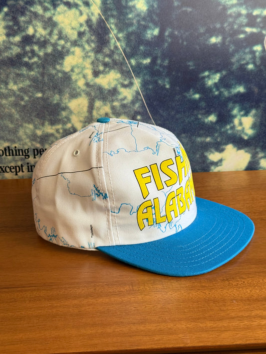 Alabama Fishin' River Map Snapback