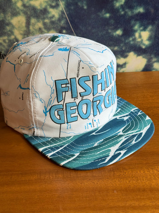 Georgia Fishin' River Map Hat
