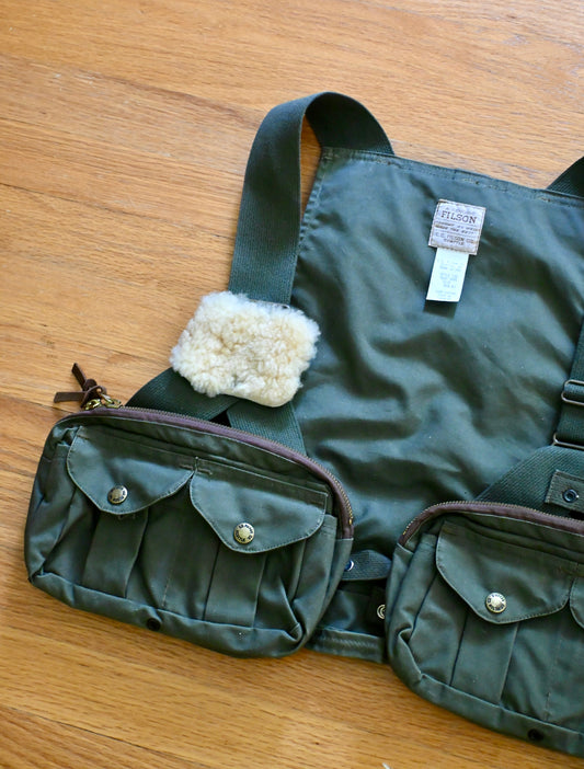 Vintage Filson Strap Fly Fishing Vest 132 - Size Regular (Talon Era Zippers)