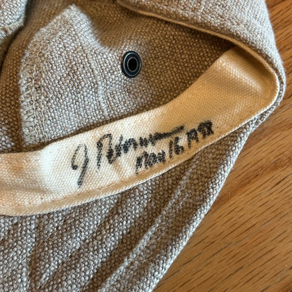 Signed J. Peterman Long Bill Cap 1988