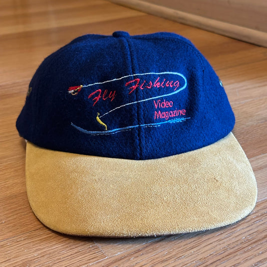 Fly Fishing Video Magazine Wool Suede Cap