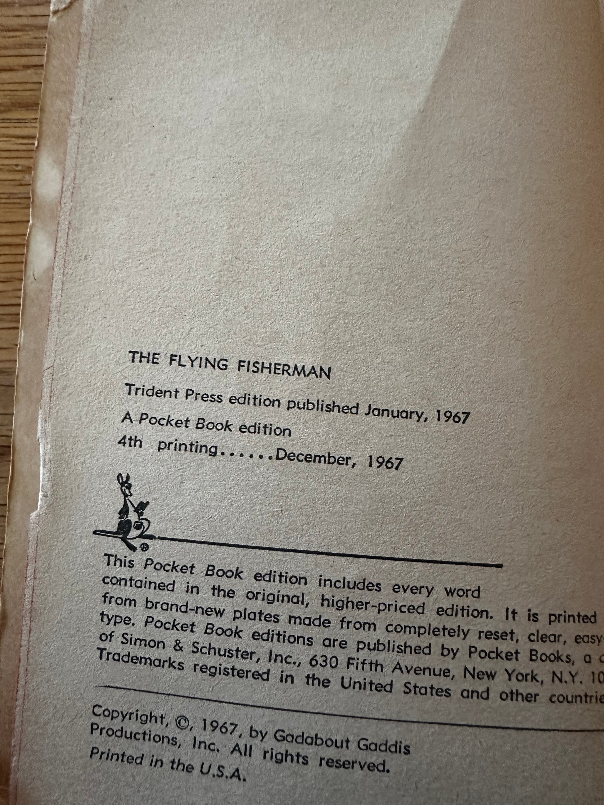 The Flying Fisherman - R.V. “Gadabout” Gaddis as told to George Sulliv ...