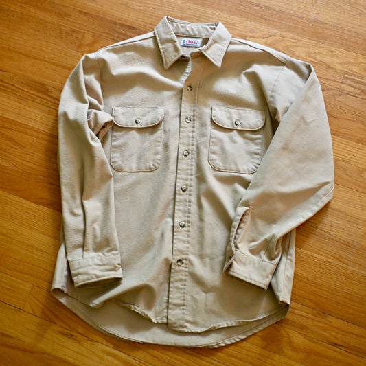 Vintage Tan Orvis Shirt - L