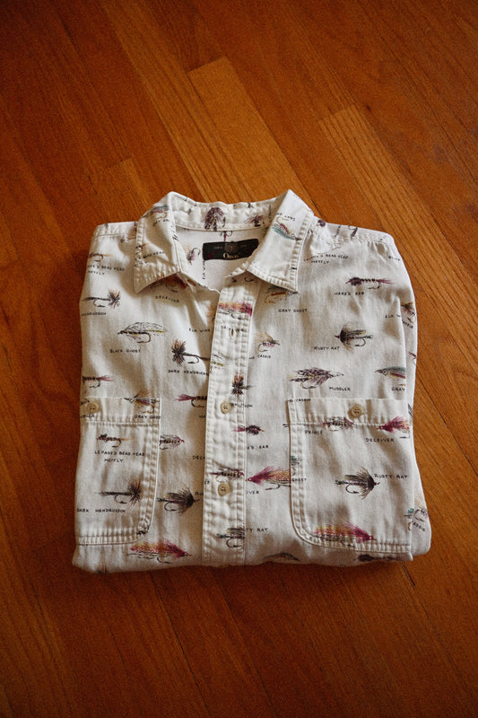 Orvis Short Sleeve Flies all Over Shirt - XL