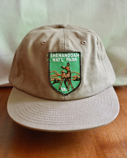 Vintage Tan Patch Caps