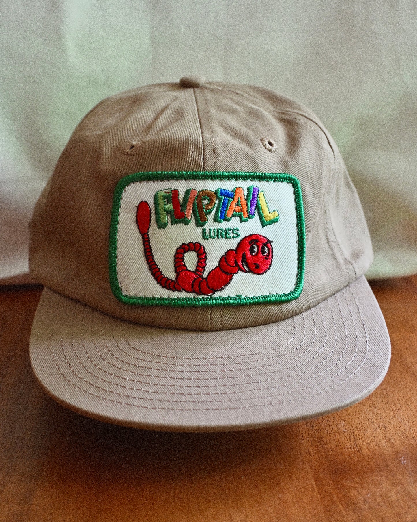 Vintage Tan Patch Caps