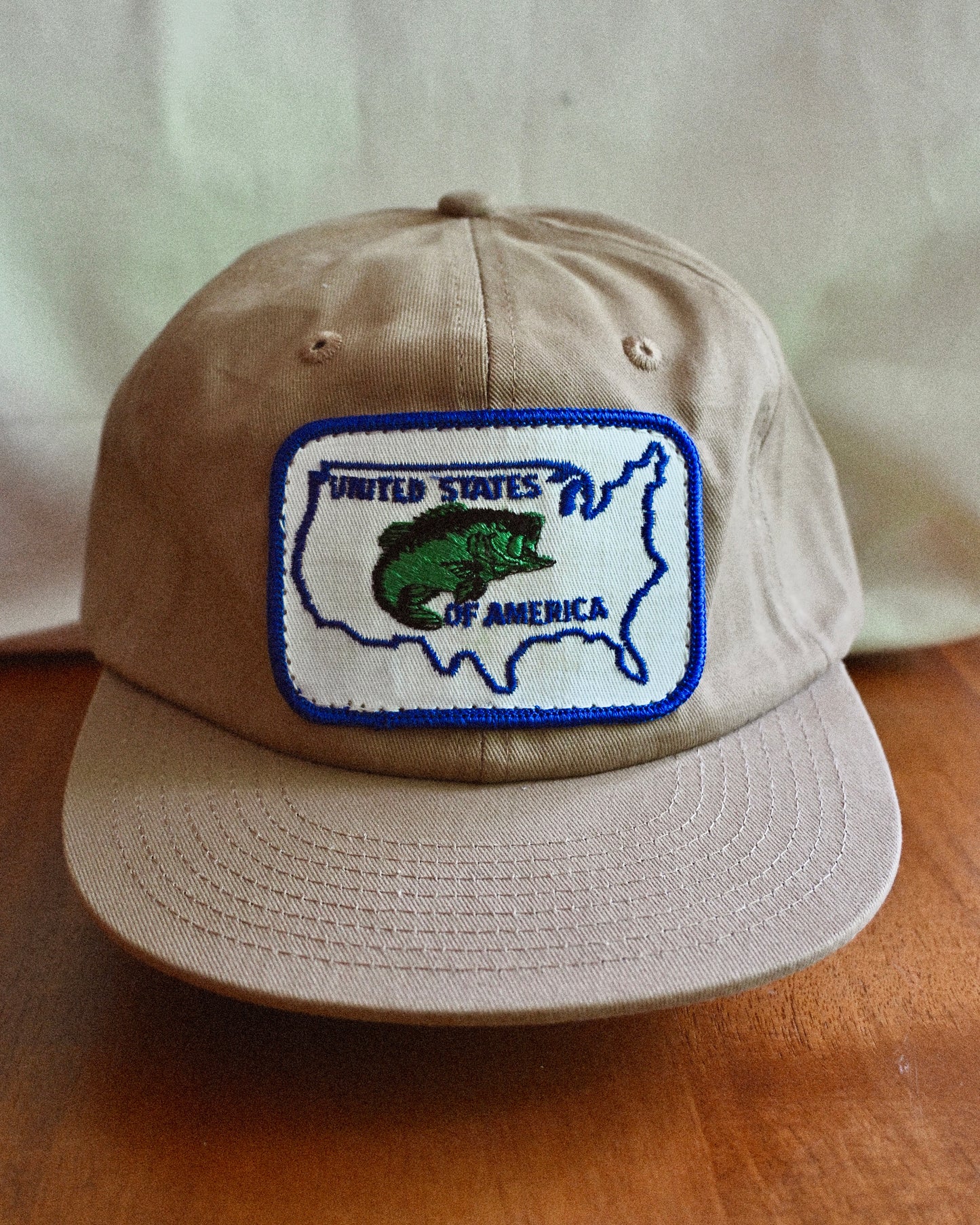 Vintage Tan Patch Caps