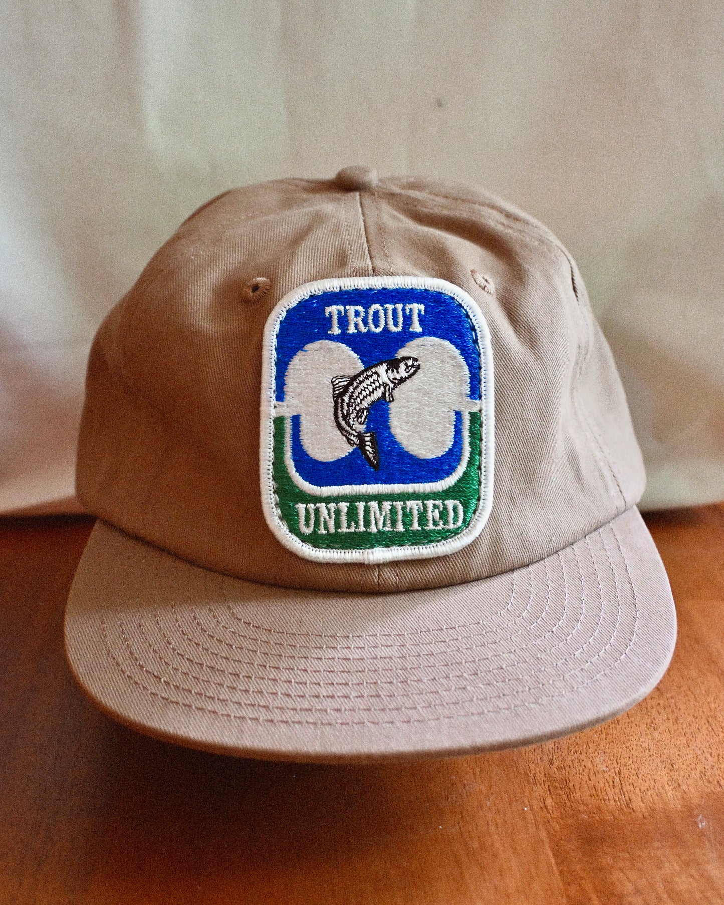Vintage Tan Patch Caps