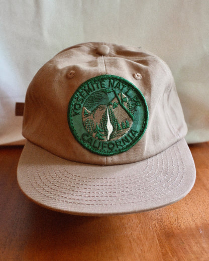 Vintage Tan Patch Caps