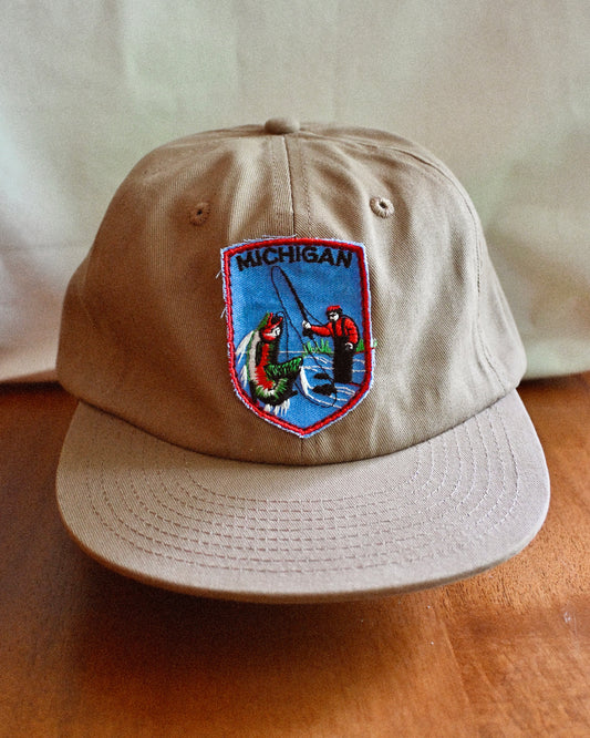 Vintage Tan Patch Caps