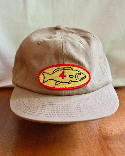 Vintage Tan Patch Caps