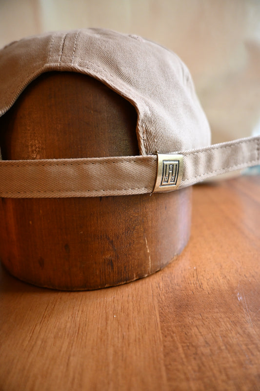 Vintage Tan Patch Caps