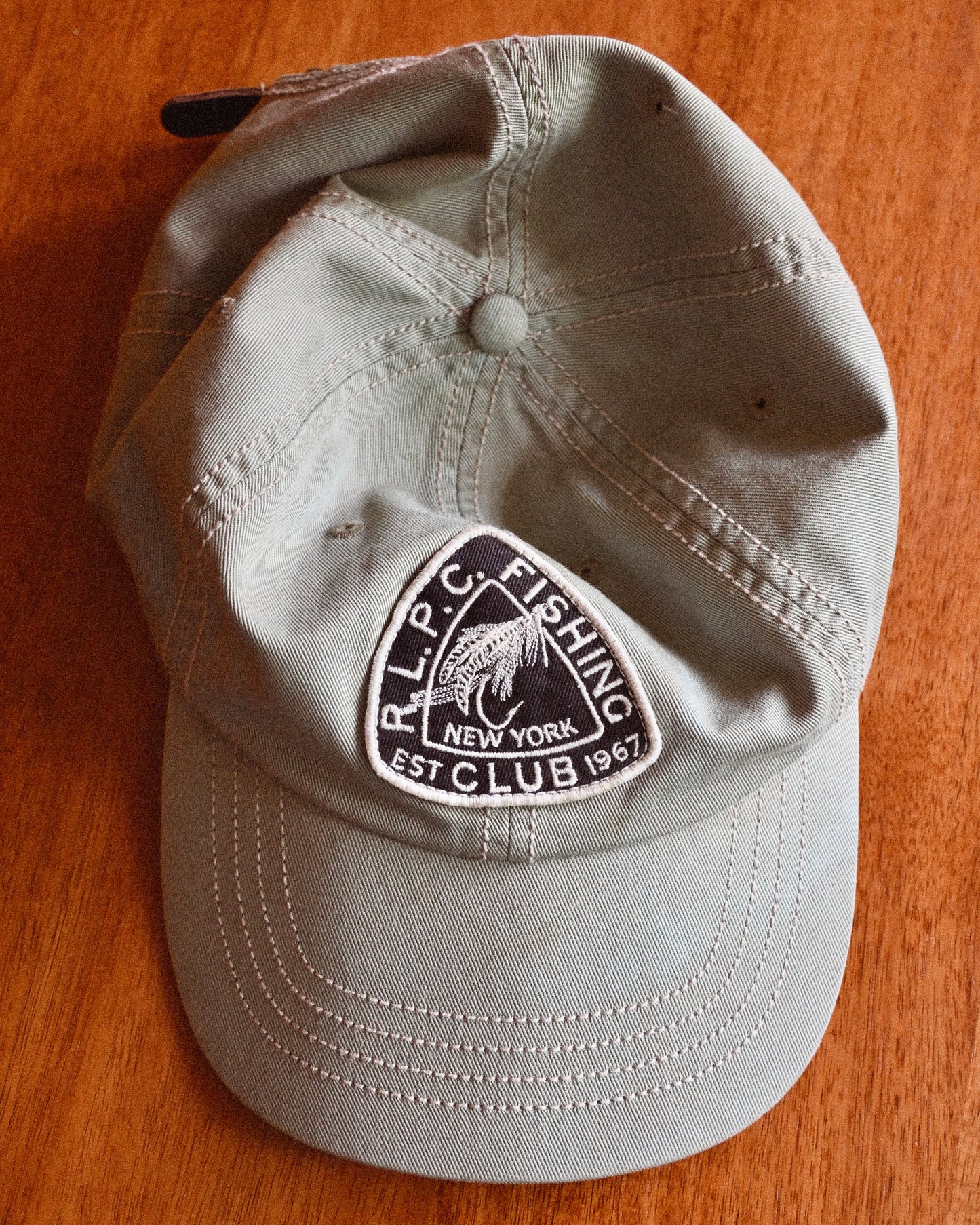 Distressed Polo RL New York Fishing Club Hat *see discription