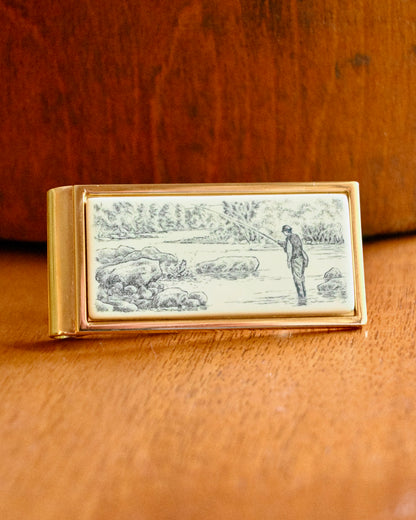 Vintage Angler Money Clip