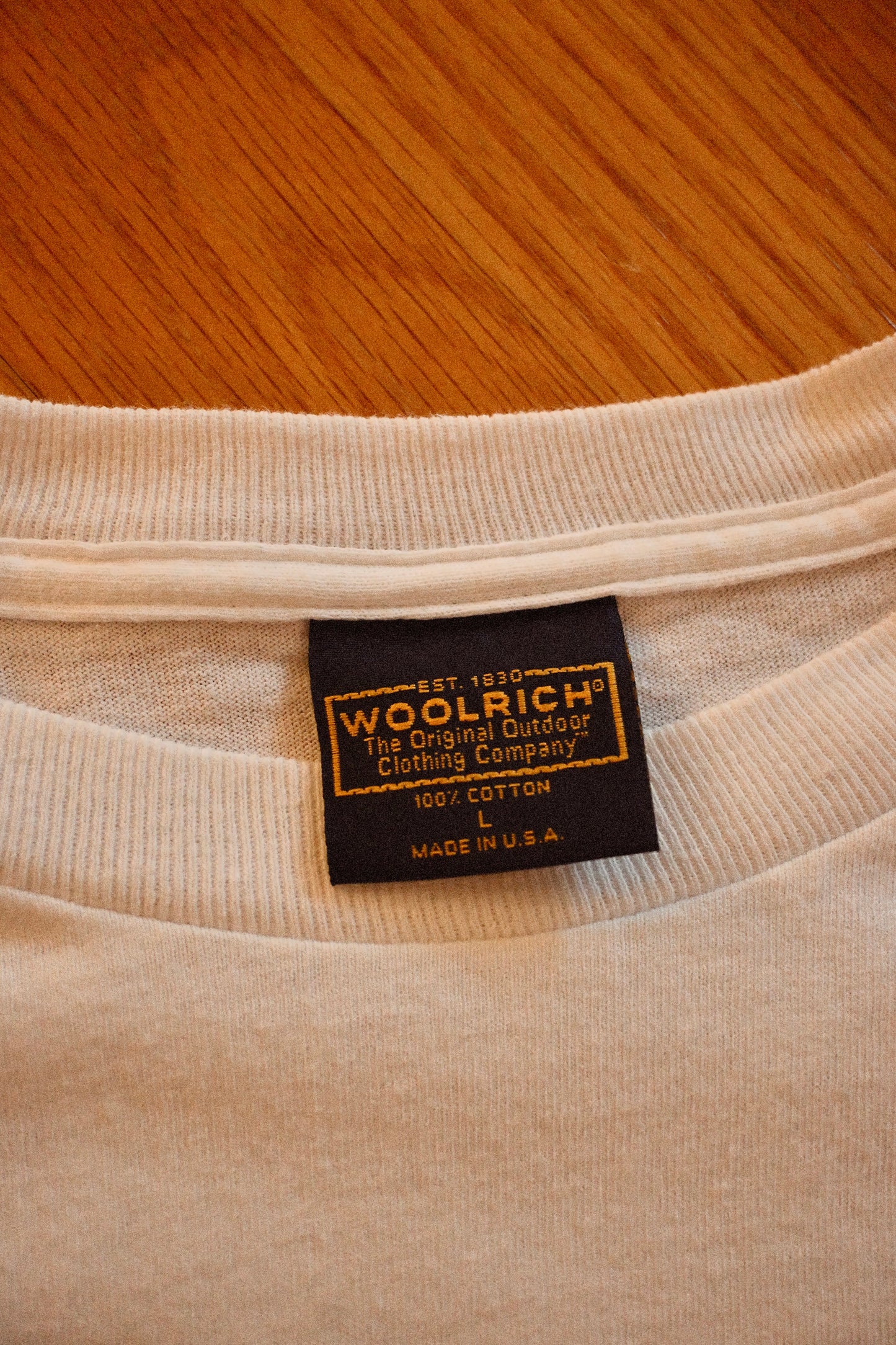Made in USA Woolrich Reel T - L
